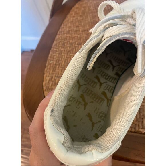 Puma Match leather white sneakers size 7.5 - Picture 8 of 10